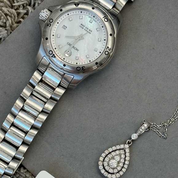 Neil Lane Pear Diamond Necklace - Picture 5 of 6